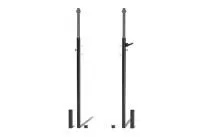 Волейбольные стойки телескопические (со стаканами, без сетки)