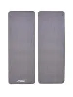 Коврик для фитнеса и йоги Atemi, OMP-AYM1GY, NBR, 183x61x1,0 см серый
