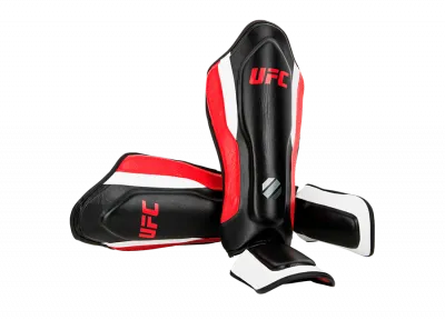 Защита голени с защитой подъема стопы UFC Черный S/M
