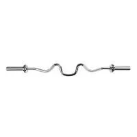 Гриф для штанги EZ-образный (до 150 кг, замки-пружины) D50 мм PROFI-FIT