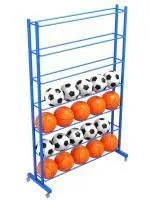 Стеллаж для мячей односторонний 2100 мм (на 56 шт.)