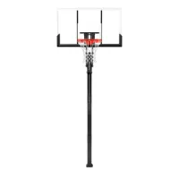 Баскетбольная стационарная стойка, акрил Spalding 54 " Gold In-Ground
