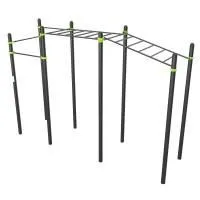 W315 Воркаут (3 перекладины, рукоход классический, рукоход в подъем) ZAVODSPORTA