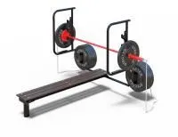 Комплект "Скамья для жим лежа WORKOUT-FIT"