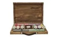 Набор для покера Valentino Poker Room Ceramic на 500 фишек в кейсе из ясеня, Partida