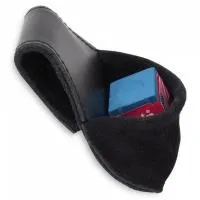 Держатель мела Карман замшевый чёрный H-129-VL