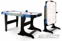Аэрохоккей StartLine Blue Ice складной