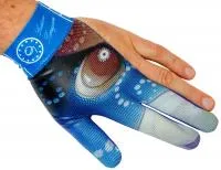 Перчатка для игры в бильярд с повышенной гладкостью тыльной стороны на левую руку Longoni