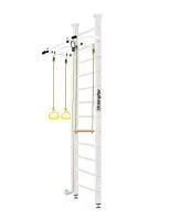 Шведская стенка Kampfer Helena Ceiling (№6 Жемчужный Высота 3 м белый турник)