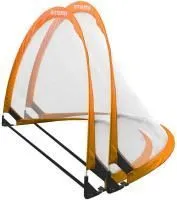 Набор складных футбольных ворот 2 шт, размер 90*60*60см, APSG03.Цвет оранж/белый