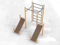 Комплекс тренажеров для занятий Воркаут WRK-16