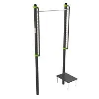 W351 GTO Турник-перекладина с регулируемой высотой (подходит ОВЗ) ZAVODSPORTA