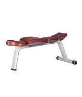 Скамья горизонтальная BRONZE GYM H-036A (коричневый)