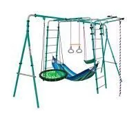 Спортивно-игровой комплекс Midzumi Tenshi Umi Large XL (Гнездо большое зеленое (синий гамак))