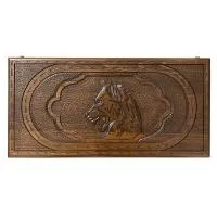 Нарды резные "Волк" Mirzoyan