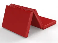 Мат гимнастический складной в два сложения (красный)