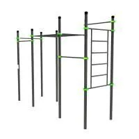 W227 Воркаут (7 перекладин, рукоход классический, шведская стенка) ZAVODSPORTA