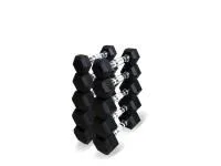 Набор гексагональных гантелей Original FitTools 5 пар от 1 до 5 кг