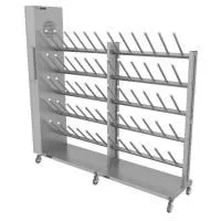 Сушильный стеллаж для обуви SL2 Лидер-премиум мобильный односторонний (40 пар)