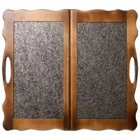 Нарды кожаные РФН "Тайпан" большие в дипломате