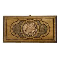 Нарды резные "Герб Армении" 30 Mirzoyan