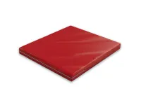 Мат гимнастический 1000х1000х100 мм, на молнии (красный)