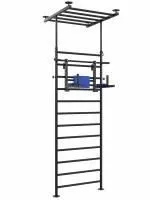 Шведская стенка с регулировкой высоты враспор, с турником (тип 1)