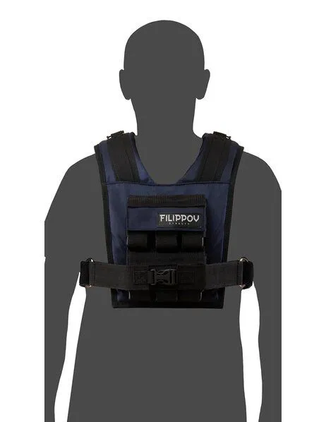 Жилет-утяжелитель «Hard Training FILIPPOV» Синий 1