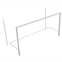 Ворота футбольные 7,32 х 2,44 м тип-1 / комплект