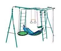 Спортивно-игровой комплекс Midzumi Tenshi Umi Large L (Гнездо среднее зеленое (синий гамак))