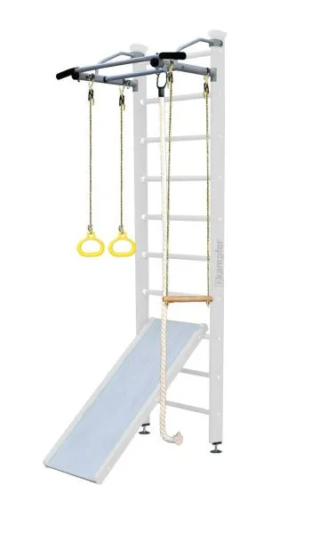 Шведская стенка Kampfer Ride Ceiling (№6 Жемчужный Стандарт белый антик турник)