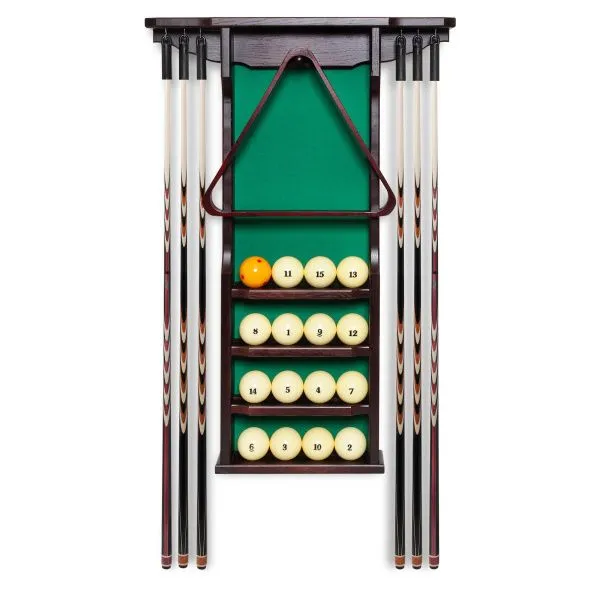 Киевница настенная Витория для 6 киев с подвесами дуб темно-коричневая