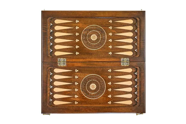 Шахматы + нарды резные "Эндшпиль 1" 50, Simonyan