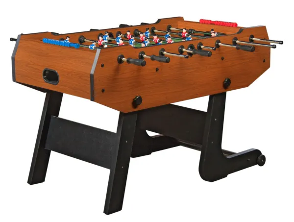 Настольный футбол (кикер) "Maccabi" (140x75x89, орех, складной)