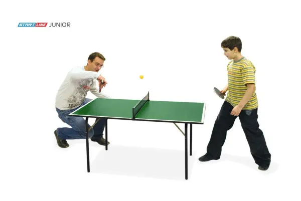 Теннисный стол Start line Junior GREEN с сеткой
