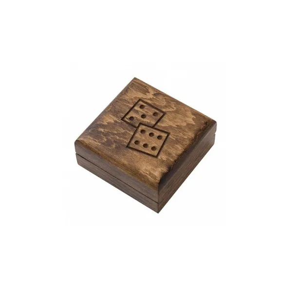 Кости Золото в шкатулке Haleyan