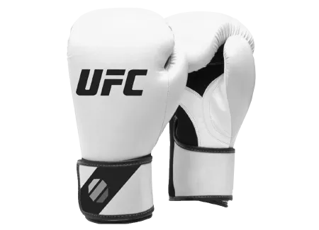 Перчатки тренировочные для спарринга UFC (белые) 6 Oz
