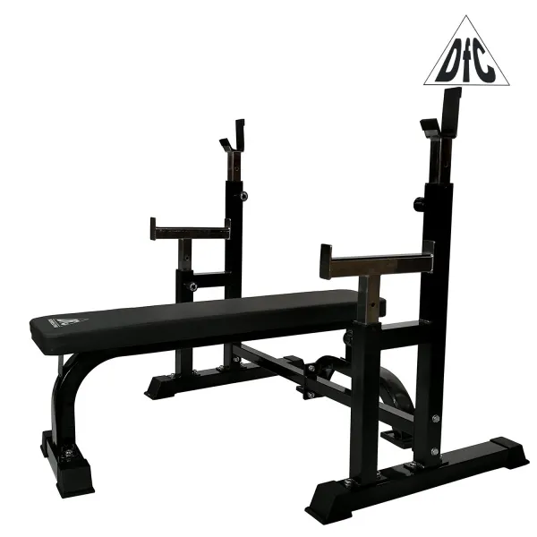 Скамья со стойками под штангу DFC черн. DZ005FBB