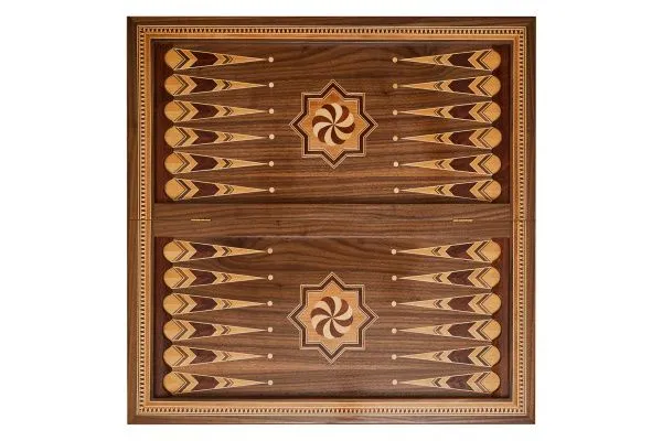 Нарды "Монастырь" инкрустация, AZ012, Zeynalyan
