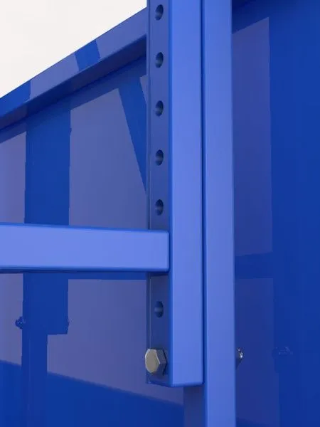 Щит баскетбольный 1200х900 мм тренировочный из оргстекла 10 мм с регулировкой высоты