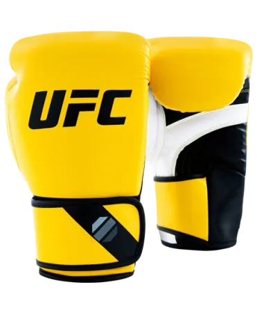 Перчатки тренировочные для спарринга UFC (желтые) 6 Oz