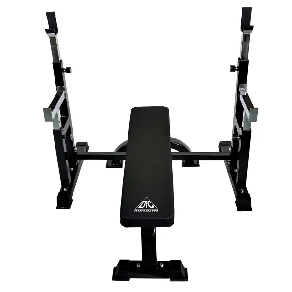 Скамья со стойками под штангу DFC черн. DZ005FBB