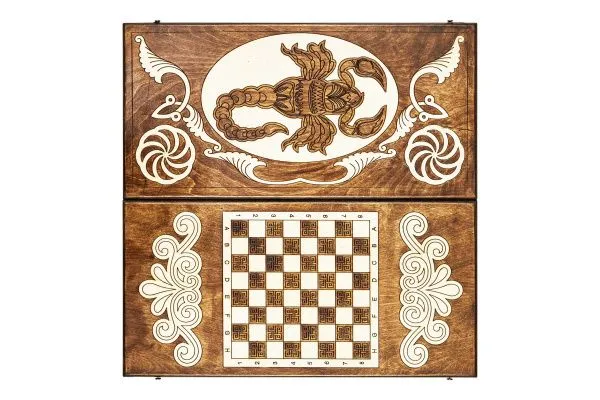 Нарды резные "Скорпион 2", Ustyan