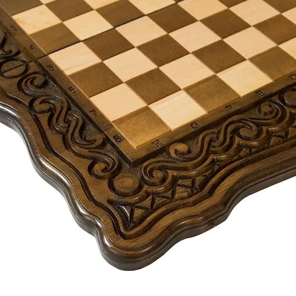 Шахматы + нарды резные "Бриз" 60, Haleyan