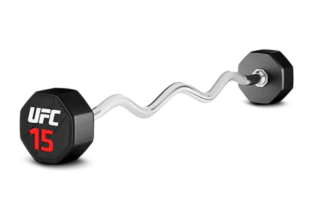 Сет из изогнутых уретановых штанг UFC  (10 шт)