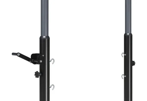 Волейбольные стойки телескопические (со стаканами, без сетки)