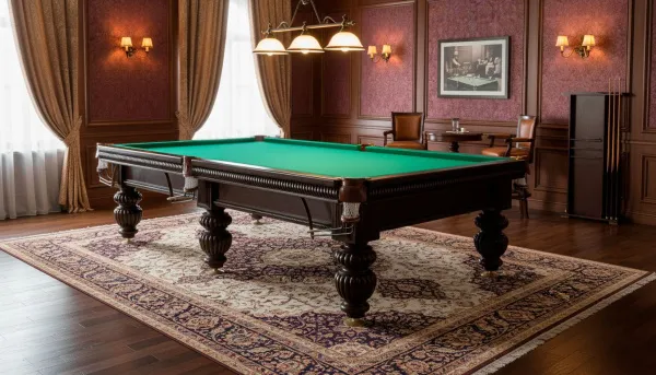 Бильярдный стол для русской пирамиды "Tower" 10 ф (черный орех)