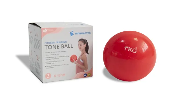 Мяч для пилатес 12 см 1 кг