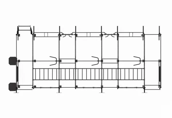 Функциональная рама 9800х3600 мм, H=3660 мм