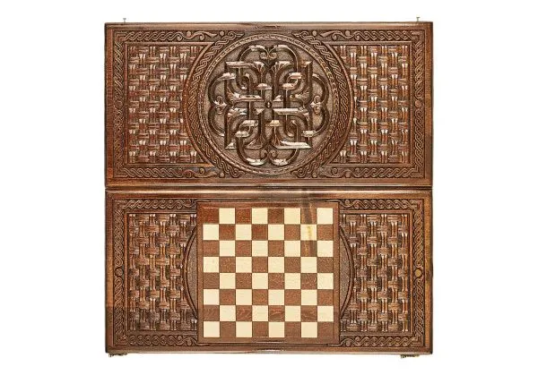 Нарды резные "Армянский узор 13" 60, Haleyan